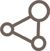 Connection Icon representing access to fresh, healthy food